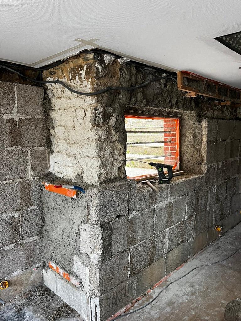 Photo de chantier de renovation bati ancien, Les Chantiers du Loup