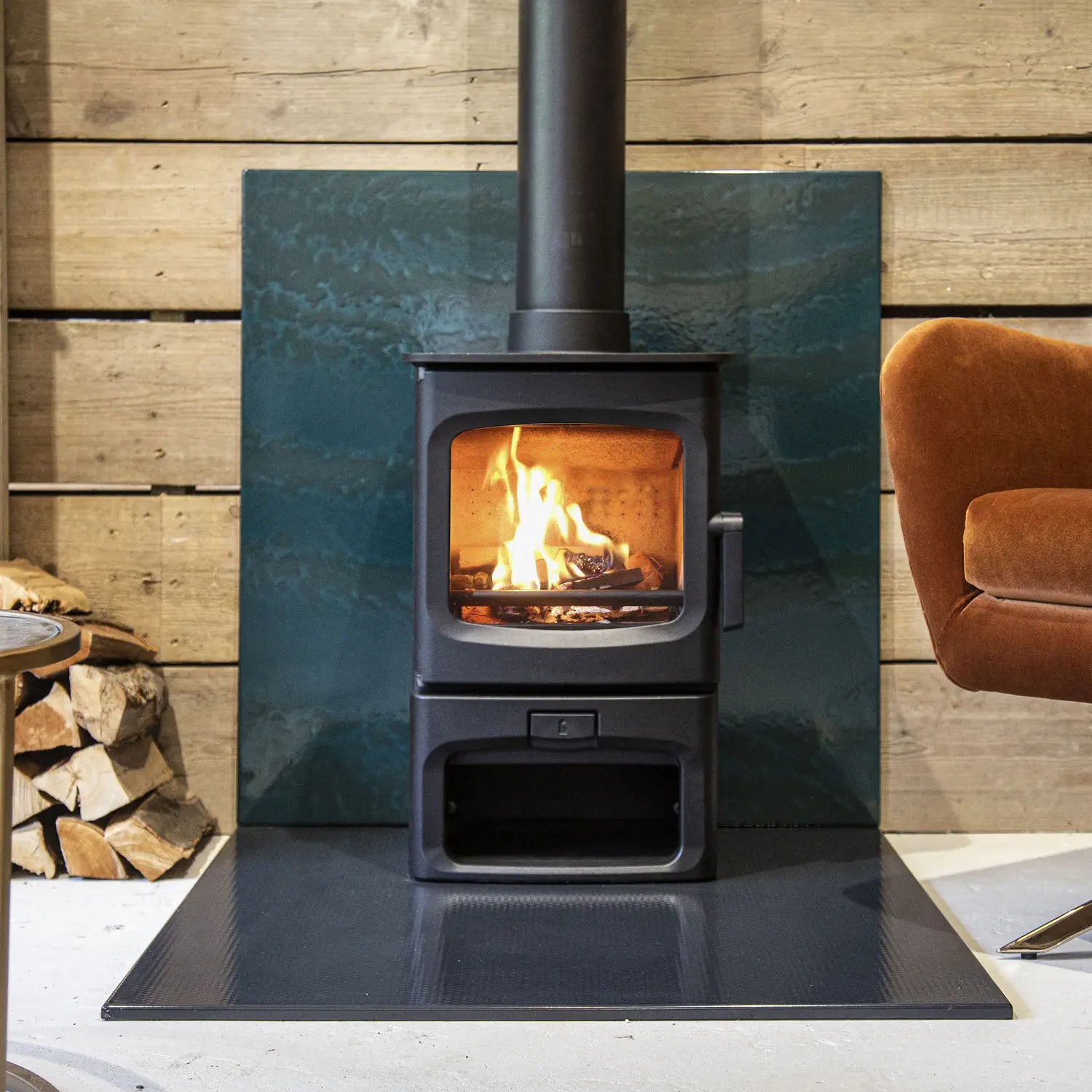 Poele a bois Charnwood AIRE 3, petit poele design pour petits espaces